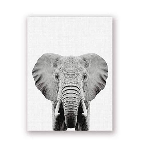 Elephant Print On Painting Nursery Safari Animal Wall Art Canvas Painting Nordic Poster Wall Picture Baby Room Art Decor 50x70cm No Frame Elephant Print On Painting Nursery Safari Animal Wall Art Canvas Painting Nordic Poster Wall Picture Baby Room Art Decor 50x70cm No Frame