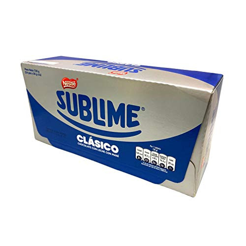 Sublime Chocolate Con Leche Y Mani chocolate with Milk and Peanuts