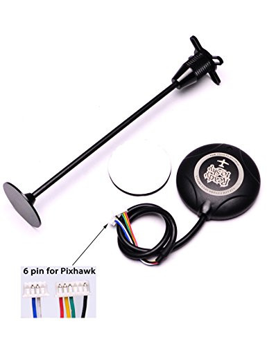 Readytosky M8N GPS Module Built-in HMC5883L Compass Protective Case with GPS Antenna Mount for Standard Pixhawk V2.4.6 V2.4.8 Flight Controller
