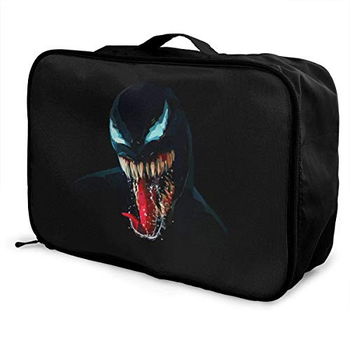 Venom Travel Luggage Duffel Bag Lightweight Suitcase Portable Bags for Women Men Kids Waterproof Large Backpack Capacity