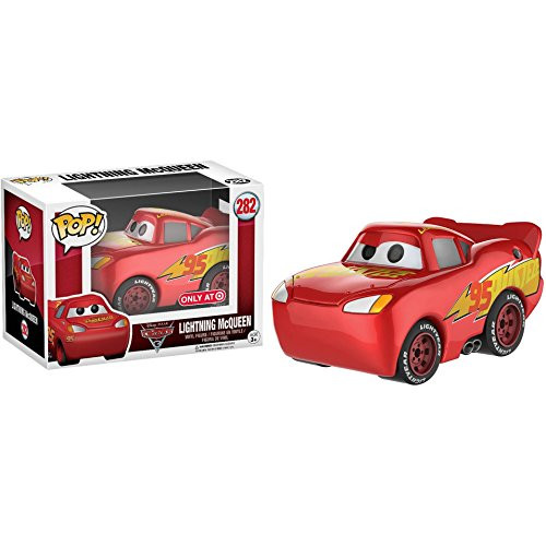 Funko Lightning McQueen _Target Exclusive_ Cars 3 x POP! Disney Vinyl Figure and 1 POP! Compatible PET Plastic Graphical Protector Bundle _ 282 13044 _ B_ Funko Lightning McQueen _Target Exclusive_ Cars 3 x POP! Disney Vinyl Figure and 1 POP! Compatible PET Plastic Graphical Protector Bundle _ 282 13044 _ B_