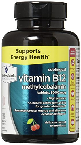 Member's Mark Vitamin B_12 Sublingual High Potency Methylcobalamin 5000mcg Tablets _1 Bottle _300 Tablets__