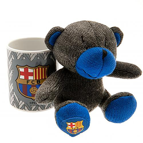 Official Licensed F.C Barcelona _ Mug and Bear Set Official Licensed F.C Barcelona _ Mug and Bear Set