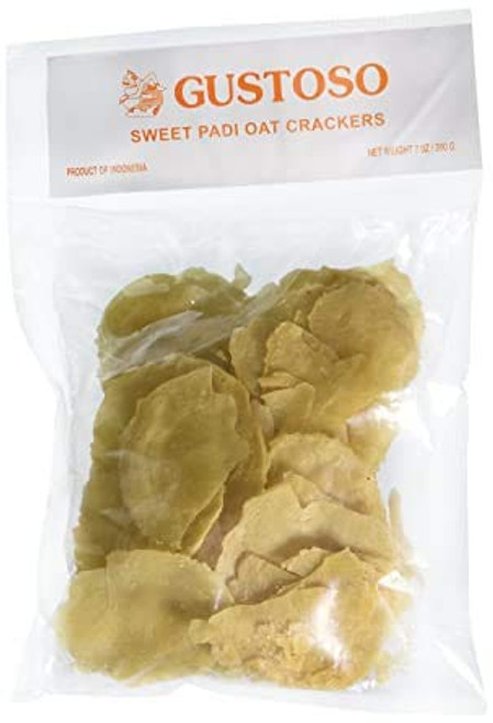 Gustoso Sweet Padi Oat Crackers _Raw_ _ 7oz _Pack of 3_