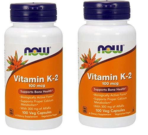 Now Foods Vitamin K_2 100 mcg _ 100 Vcaps _ Multi_Pack_