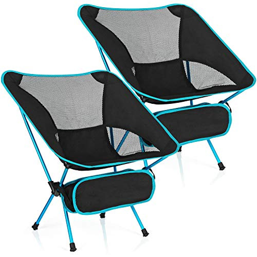 MH Zone Camping Chair Backpacking Chair Portable Compact Ultralight Outdoor Folding Hiking Chair with Carry Bag for Outdoor Beach MH Zone Camping Chair Backpacking Chair Portable Compact Ultralight Outdoor Folding Hiking Chair with Carry Bag for Outdoor Beach
