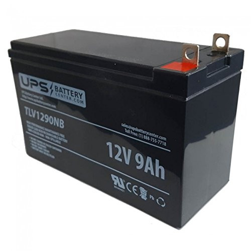 12V 9Ah Nut  and  Bolt UPSBatteryCenter Compatible Replacement Battery for Generac XG8000_ XG8000E Portable Generators