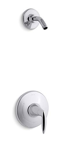 Kohler TLS45106_4_CP K_TLS45106_4CP ALTEO Rite_Temp Shower Valve Trim with Lever Handle_ Less showerhead Polished Chrome