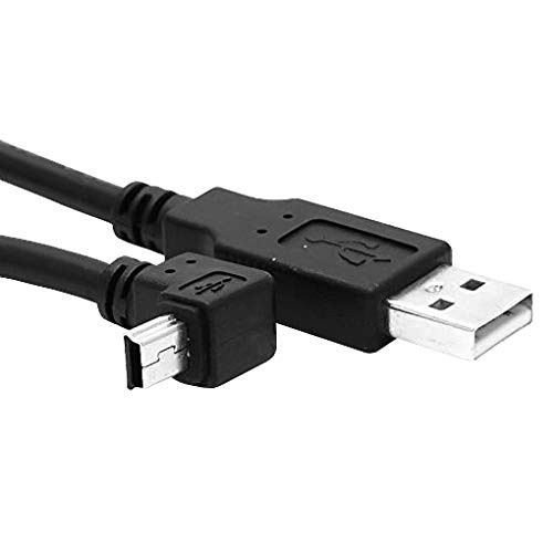 Premium Cord Cable USB 2.0 A_B Mini 5_Pin Angled 1.8 m