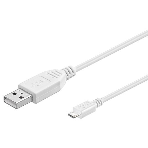 Premium Cord Micro USB 2.0 Cable A_B 3m White
