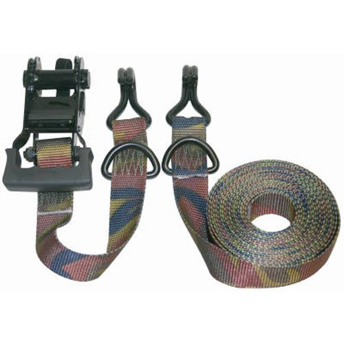 Keeper 03548 Pro Grade Camouflage 16' x 1-1/4" Ratchet Tie-Down, 2 Pack