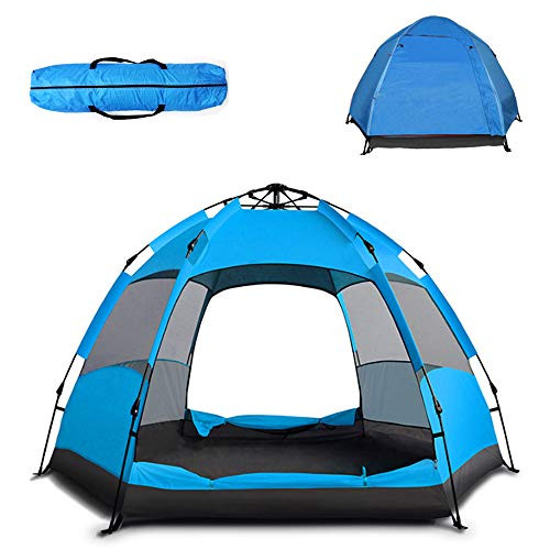 cho Pop Up Tent Instant Family Camping Tent Portable Automatic Easy Setup Waterproof Windproof Tent for Camping Hiking Outdoor Beach _Blue_ Medium_ cho Pop Up Tent Instant Family Camping Tent Portable Automatic Easy Setup Waterproof Windproof Tent for Camping Hiking Outdoor Beach _Blue_ Medium_