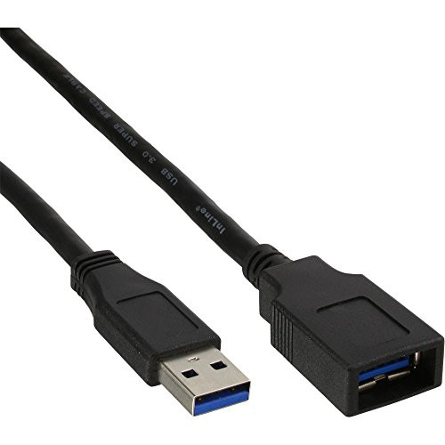 InLine 35605 USB 3.0 Extension Cable_ Black_ A M F_ 0.5m Cables USB Cables InLine 35605 USB 3.0 Extension Cable_ Black_ A M F_ 0.5m Cables USB Cables