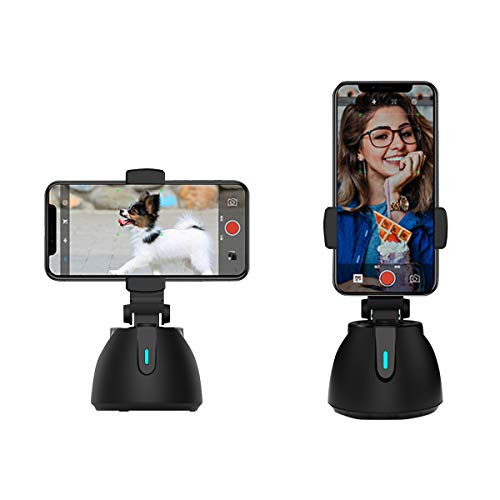 2021 Newest Smart Portable Selfie Stick_360 Rotation Auto Face Object Tracking Camera Tripod Holder Smart Shooting Cell Phone Camera Mount_ Vlog Shooting Smartphone Mount Holder