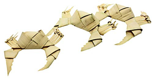 Bonka Bird Toys 3398 Pk3 Palm Leaf Crabs Foot Talon Bird Toys