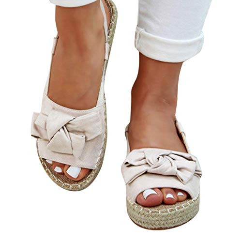 Sandals for Women Thong Women s Bohemia Bling Rhinestone Pearl Flat Sandals Flat Gladiator Sandals Open Toe Dress Shoes Beige