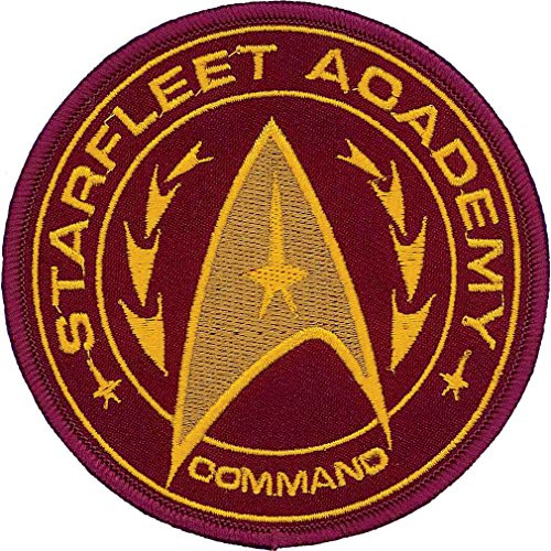 Ata-Boy Star Trek Starfleet Academy Command Insignia 3.6 inch Full Color Embroidery Iron-On Patch