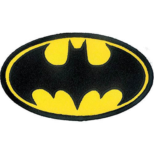 Ata-Boy DC Comics Batman Logo 4.5 inch Full Color Embroidery Iron-On Patch