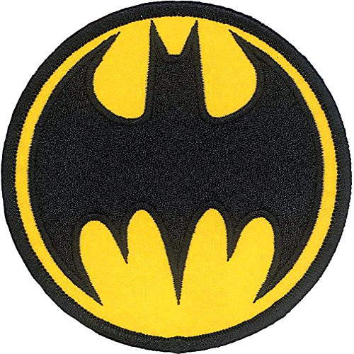 Ata-Boy DC Comics Batman Bat Signal 3.6 inch Full Color Embroidery Iron-On Patch