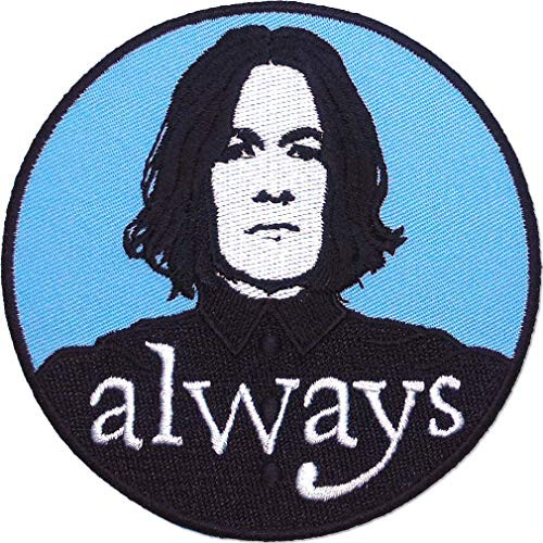 Ata-Boy Harry Potter Snape  Always  3.6 inch Full Color Embroidery Iron-On Patch