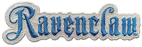 Ata-Boy Harry Potter Ravenclaw Script 4.25 inch Full Color Embroidery Iron-On Patch