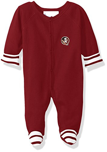 Two Feet Ahead NCAA Florida State Seminoles Baby Stripe Footed Creeper  Preemie
