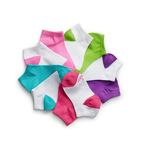 Hanes Girls  Low-Cut EZ Sort Socks Assorted 10-Pack