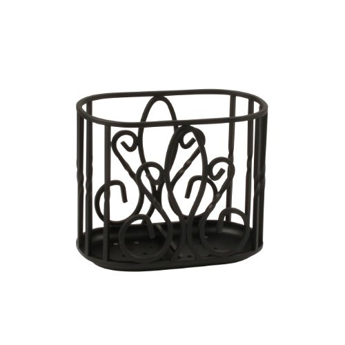 Spectrum Diversified Patrice Utensil Holder  Black