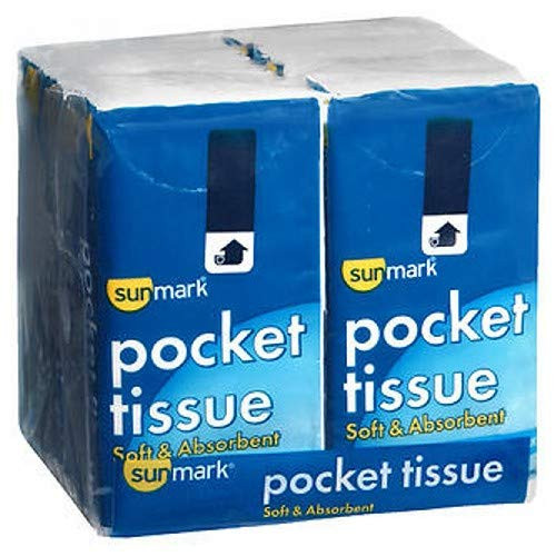 Sunmark Pocket Tissue  8 each by Sunmark -Pack of 2-