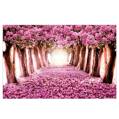 Jigsaw Puzzles 1000 Pieces Puzzles for Adults  Flower Walkway  Micro-Sized Puzzles Landscape Painting Jigsaw Puzzles -Multicolor-