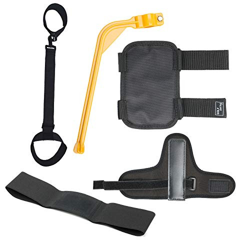 Giragaer 5 pcs Golf Training Aids Swing Training Assist for Correcting Positions and Gestures - Swing Trainer Tool Golf Swing Angle Aid  Golf Swing Band  Leg Correction Belt  Elbow Wrist Posture Aid