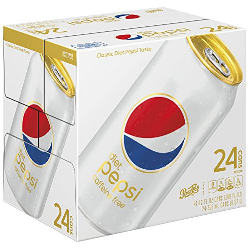 Diet Pepsi  Caffeine Free  12 ounce Cans  24 Count