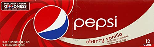 Pepsi Cherry Vanilla Cans -12Count  12 Fl Oz Each-  144 Fl. Oz