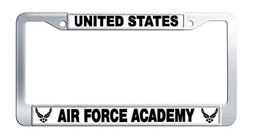 United States Air Force Academy License Plate Frame Stainless Steel Car Auto Tag Frame