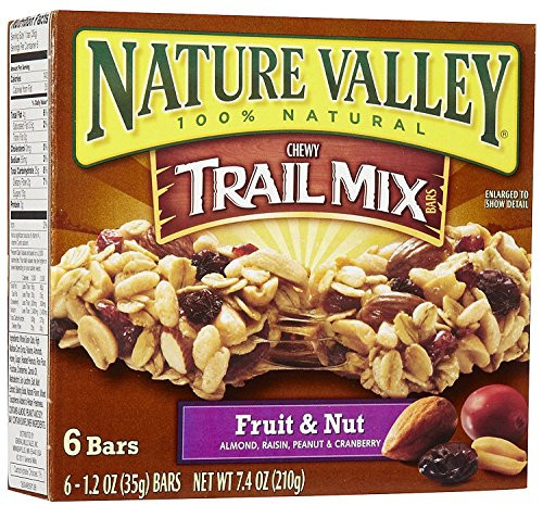 Nature Valley Chewy Fruit and Nut Trail Mix Bars 6 Pack 7.4 oz Nature Valley Chewy Fruit and Nut Trail Mix Bars 6 Pack 7.4 oz