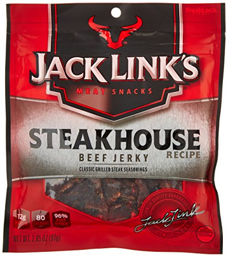 Jack Links Beef Jerky  Steakhouse  2.85 Ounce -pack of 4-