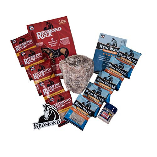 REDMOND Rock Crushed Loose Mineral Salt Electrolyte Supplement for Horses -Sample Pack- REDMOND Rock Crushed Loose Mineral Salt Electrolyte Supplement for Horses -Sample Pack-