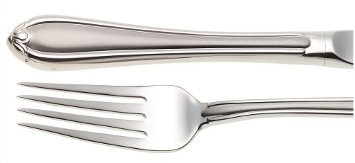 Gorham Melon Bud Frosted 5-Piece Stainless Steel Flatware Place Setting, Service for 1