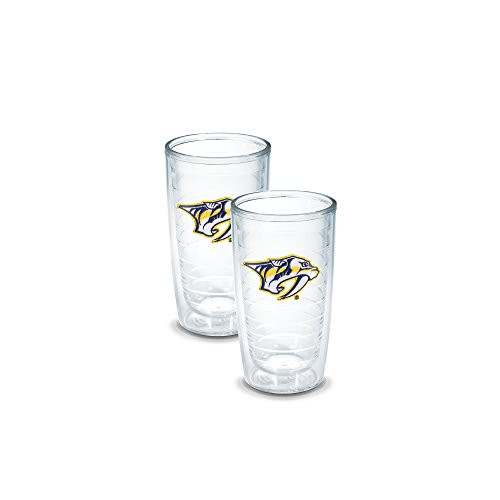 Tervis 1063842 "NHL Nashville Predators" Tumbler, Emblem, 16 oz, Clear Tervis 1063842 "NHL Nashville Predators" Tumbler, Emblem, 16 oz, Clear