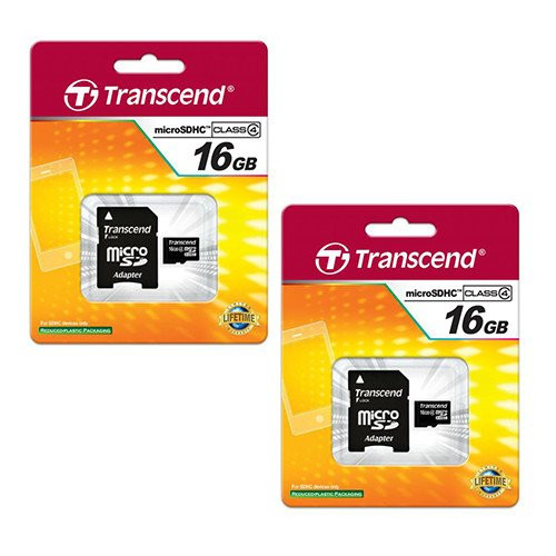Canon VIXIA Mini Camcorder Memory Card 2 x 16GB microSDHC Memory Card with SD Adapter -2 Pack-