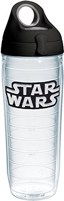 Tervis 1232379 Star Wars-Logo Insulated Tumbler with Emblem and Black with Gray Lid, 24oz Water Bottle, Clear Tervis 1232379 Star Wars-Logo Insulated Tumbler with Emblem and Black with Gray Lid, 24oz Water Bottle, Clear