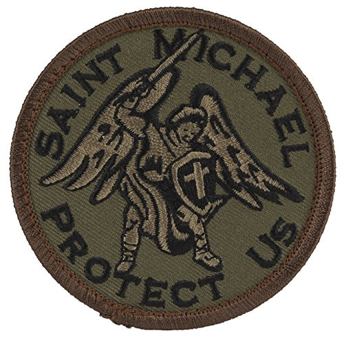 Saint Michael Modern Morale Patch -Woodland -Forest-- Saint Michael Modern Morale Patch -Woodland -Forest--