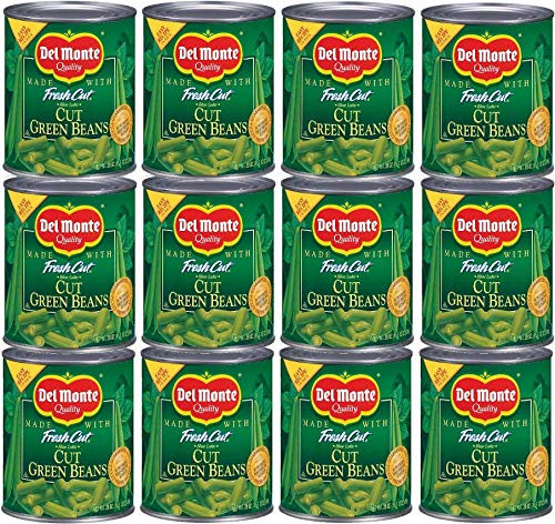 Del Monte Green Beans Cut - 12 Pack