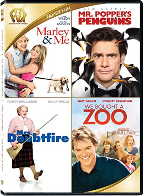 Marley  and  Me   Mr Popper s Penguins   Mrs Doubtfire   We Bought a Zoo Q