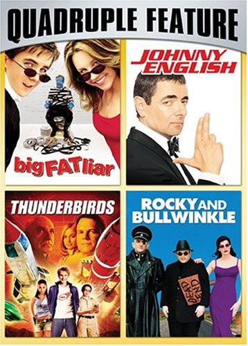 Family Fun Pack Quadruple Feature -Big Fat Liar   Johnny English   Thunderbirds   Rocky and Bullwinkle-