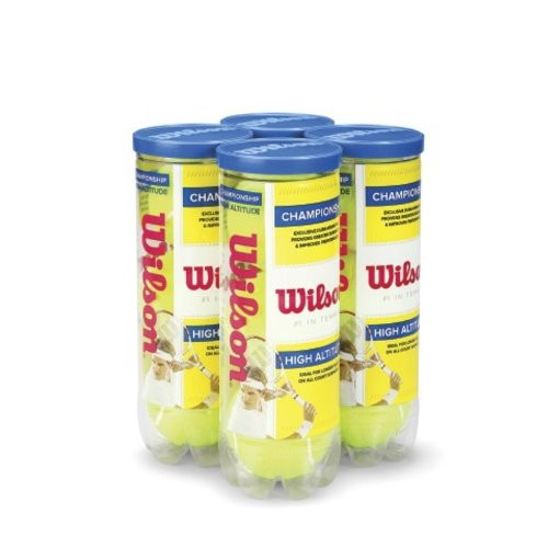 Wilson Champ Hi-Alt Tennis Ball - 4 Can Pack