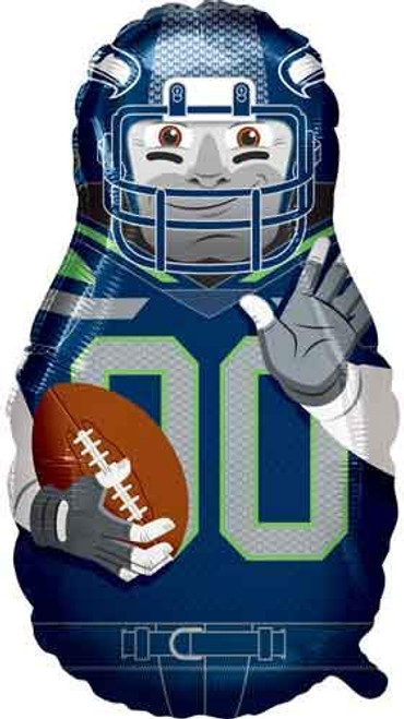 Mayflower Products 39 inch Anagram Nfl Seattle Seahawks Football Player Foil Balloon Multicolor Mayflower Products 39 inch Anagram Nfl Seattle Seahawks Football Player Foil Balloon Multicolor