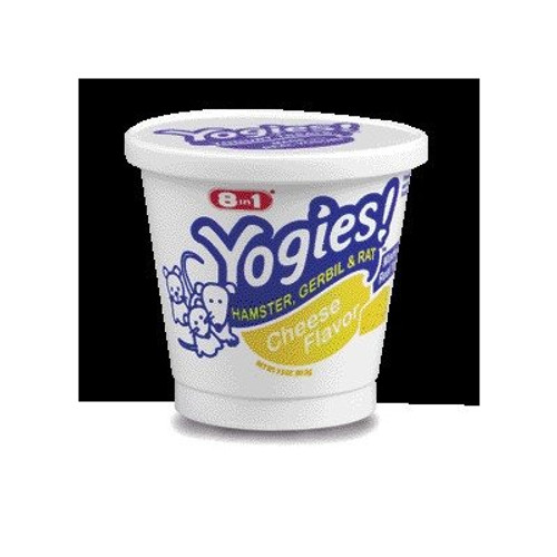 -3 Pack- 8 in 1 Yogies Cheese Flavor Hamster  Gerbil  Rat Treats - 3.5 Ounce each