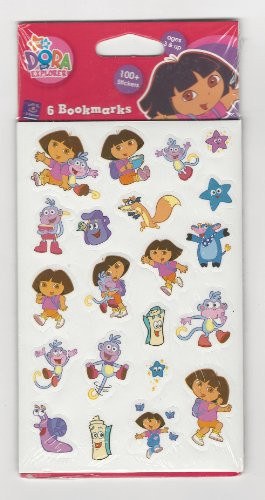 Dora the Explorer Bookmarks  and  Stickers