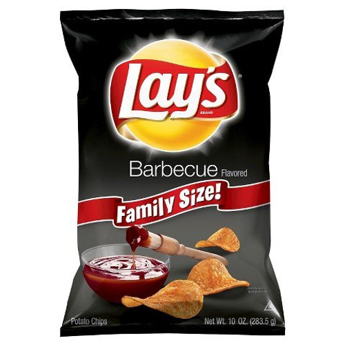 Lay s Potato Chips Flavored Barbecue 10.5 oz -pack of 3- Lay s Potato Chips Flavored Barbecue 10.5 oz -pack of 3-